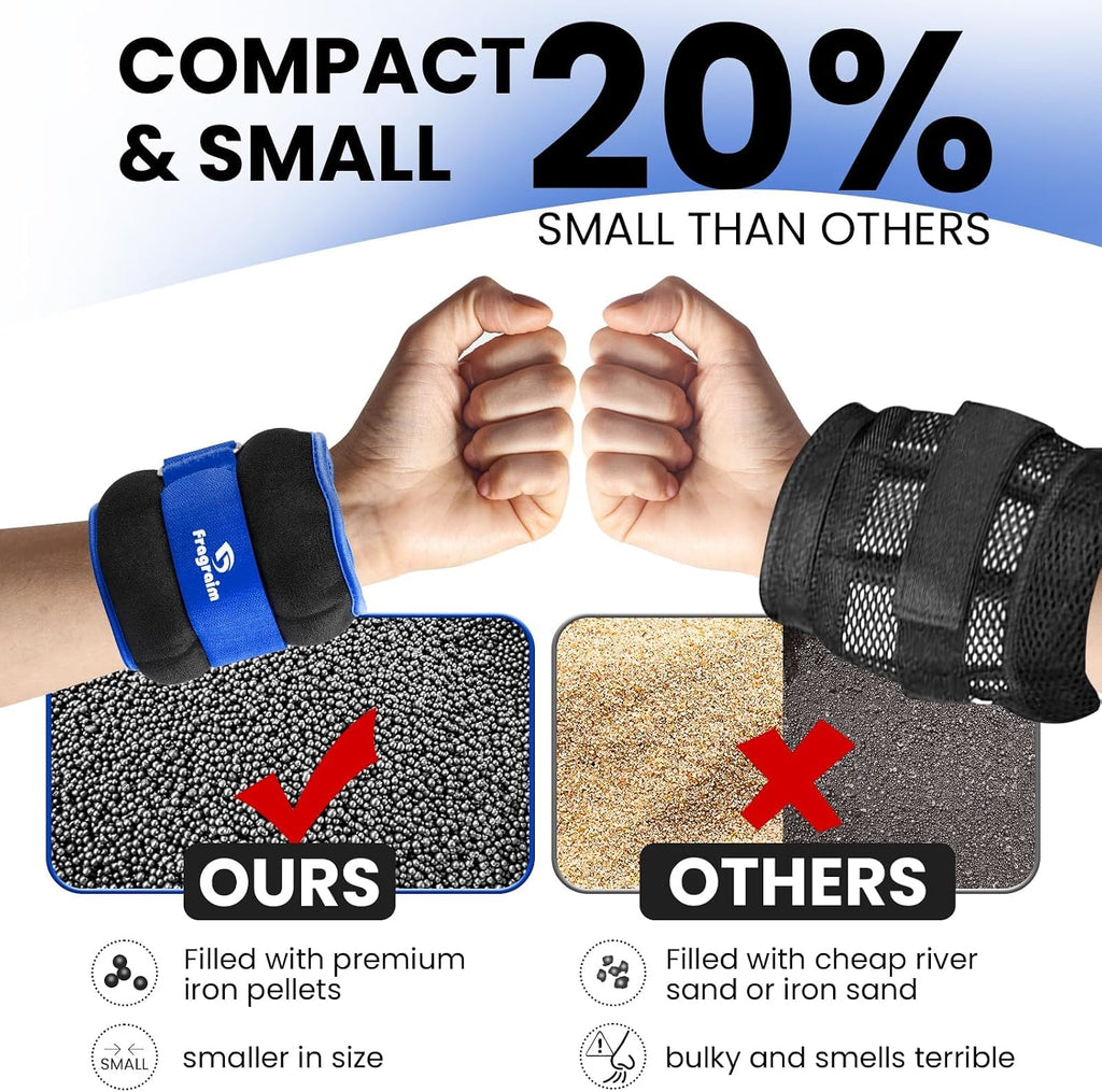 Adjustable Ankle Weights for All Ages - Available in 1 to 20 lbs for Strength Training, Jogging, Gymnastics, Aerobics, Home Fitness, and Physical Therapy