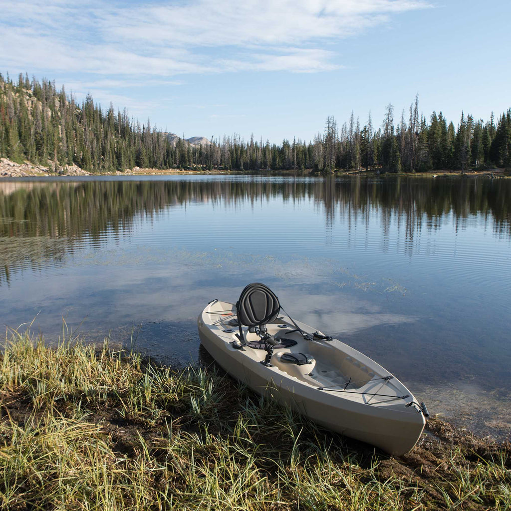 Tamarack Angler 10 Ft Sit-On-Top Fishing Kayak with Paddle, Tan (90508)